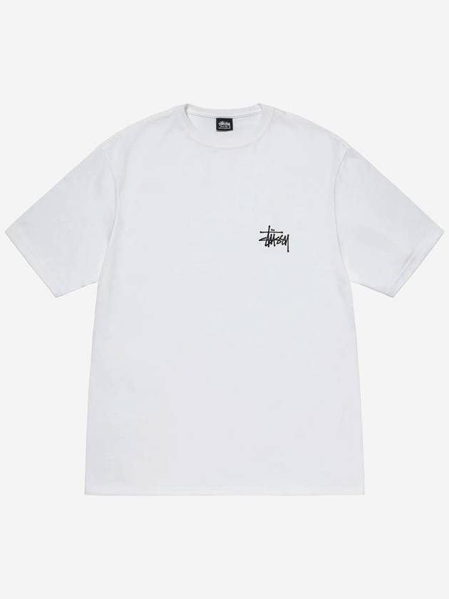 Melted Short Sleeve T-Shirt White - STUSSY - BALAAN 3