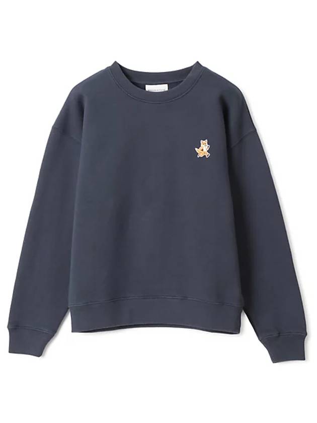 Speedy Fox Patch Comfort Sweatshirt Navy - MAISON KITSUNE - BALAAN 2