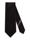 GG Pattern Silk Tie Black - GUCCI - BALAAN 2