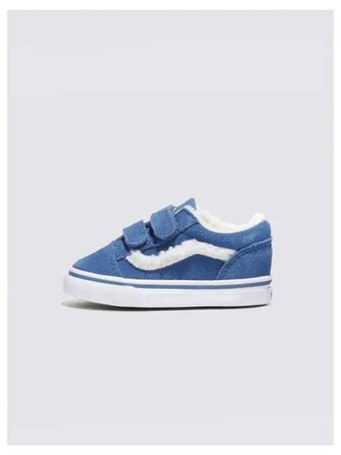 Official Toddler Sherpa Old Skool V VN000CPZBLU1 - VANS - BALAAN 1