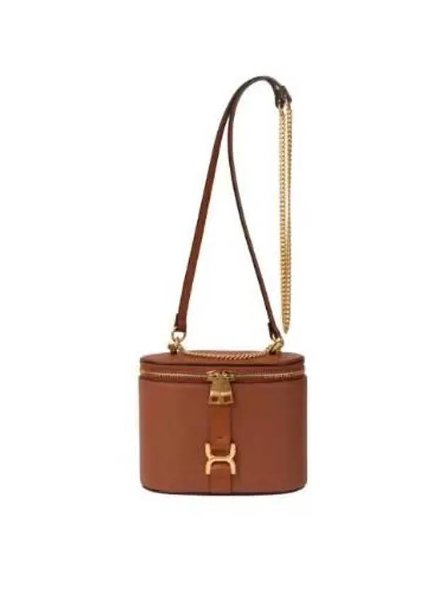 Marcie Vanity Mini Chain Grained Leather Cross Bag Brown - CHLOE - BALAAN 2