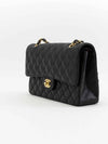 Classic caviar gold flap bag A01112 - CHANEL - BALAAN 3