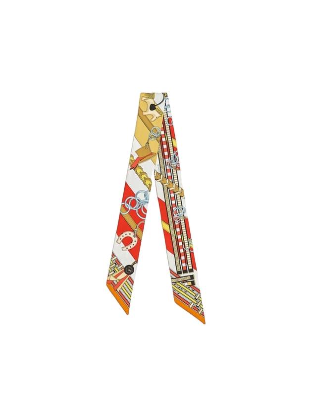 Brides et Gris-Gris Twilly Scarf Rouge - HERMES - BALAAN 1