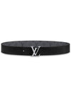 LV Initial 40MM Reversible Monogram Damier Gray Men s Belt M9043 M0087 M0285 - LOUIS VUITTON - BALAAN 7