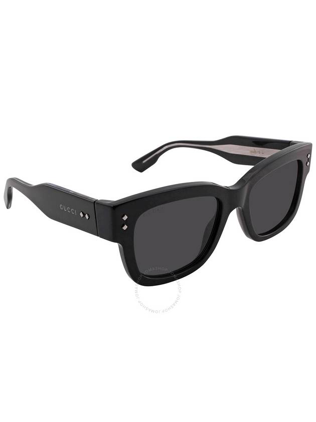 Eyewear Logo Square Acetate Sunglasses Black - GUCCI - BALAAN 3