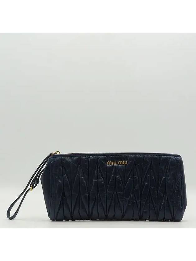 navy pouch bag - MIU MIU - BALAAN 1