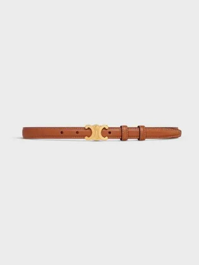 Small Triomphe Belt Tan - CELINE - BALAAN 2