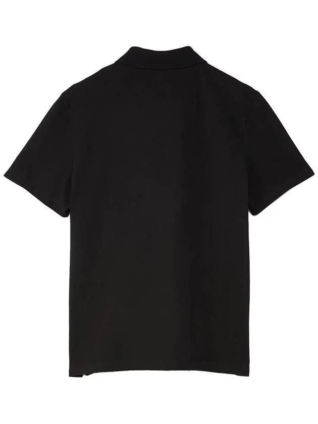 Carter Cotton Polo Shirt Black - A.P.C. - BALAAN 4