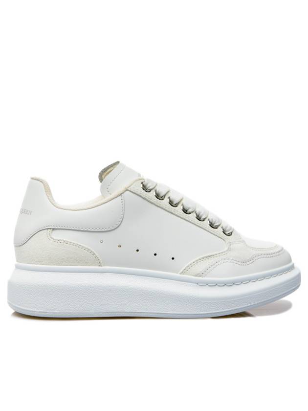 Larry Two Tone Suede Leather Low Top Sneakers White - ALEXANDER MCQUEEN - BALAAN 5