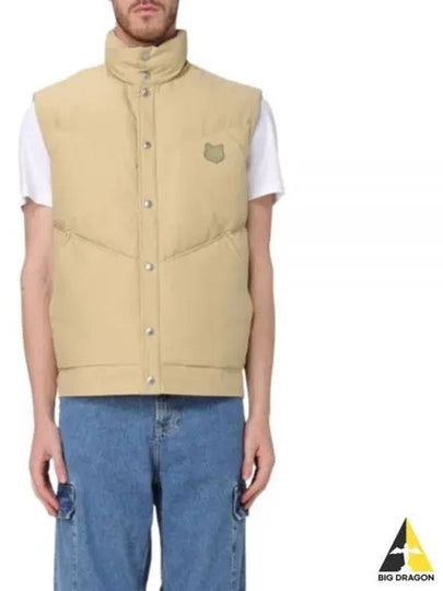 Bold Fox Head Quilted Gilet Vest Beige - MAISON KITSUNE - BALAAN 2