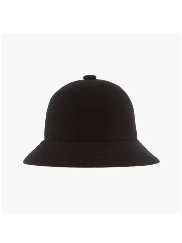 K3451 BLACK Casual Wool Bucket Hat - KANGOL - BALAAN 4