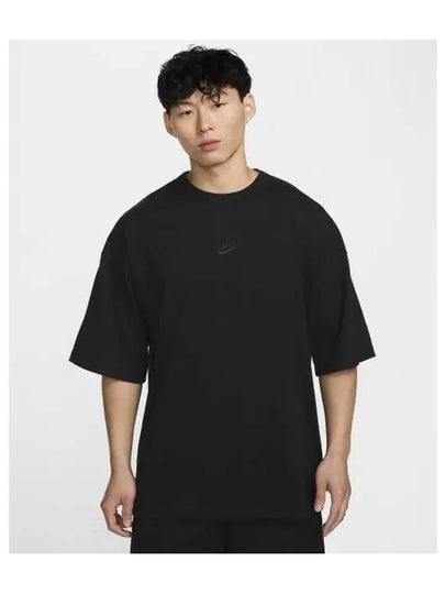 Sportswear Premium Essential Oversized Short Sleeve T-Shirt Black - NIKE - BALAAN 2