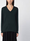 Women s Forest Green Wool Sweater PEVERAWO BPG - MAX MARA - BALAAN 3