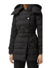 Detachable Hoodie Puffer Coat Padded Black - BURBERRY - BALAAN 6