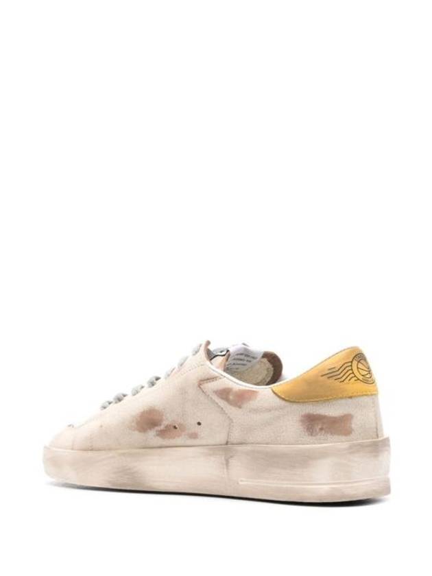 Stardan Leather Low Top Sneakers Off White - GOLDEN GOOSE - BALAAN 5