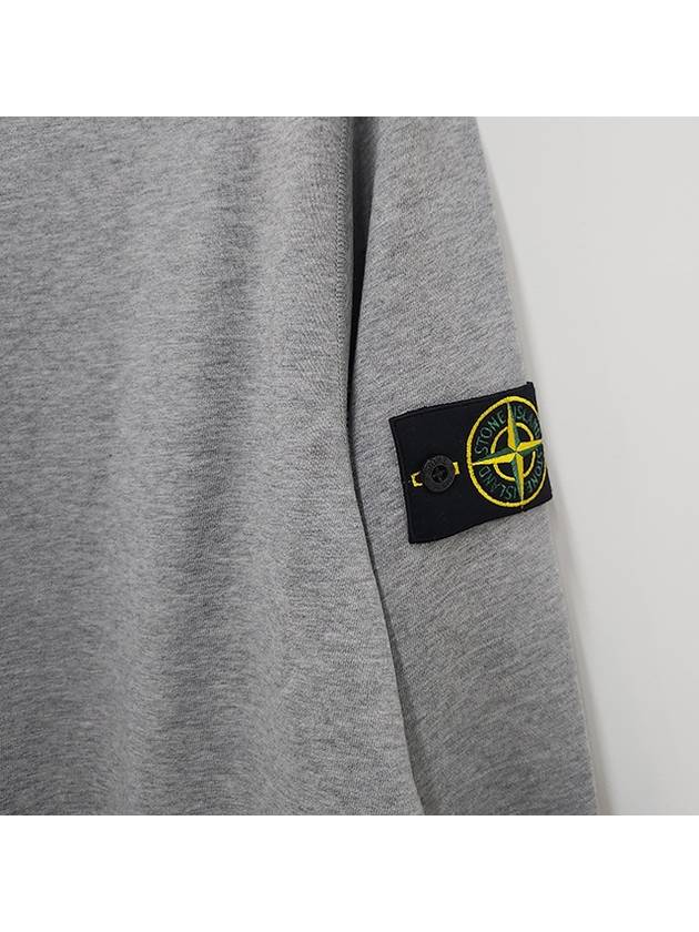 Wappen Patch Garment Dyed Sweatshirt Grey - STONE ISLAND - BALAAN 6