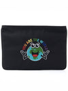 Earth Print Nylon Clutch Bag Black - BALENCIAGA - BALAAN 2