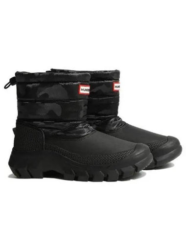 Intrepid Reflective Camo Short Snow Boots Black WFS1004PCTBLK - HUNTER - BALAAN 1