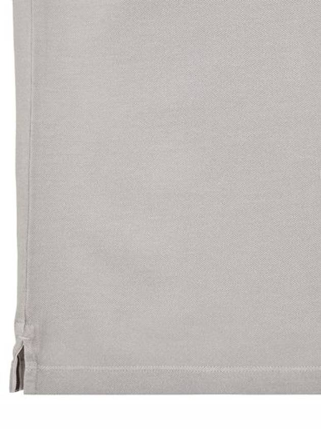 Wappen Cotton Short Sleeve Polo Shirt Dust Grey - STONE ISLAND - BALAAN 5