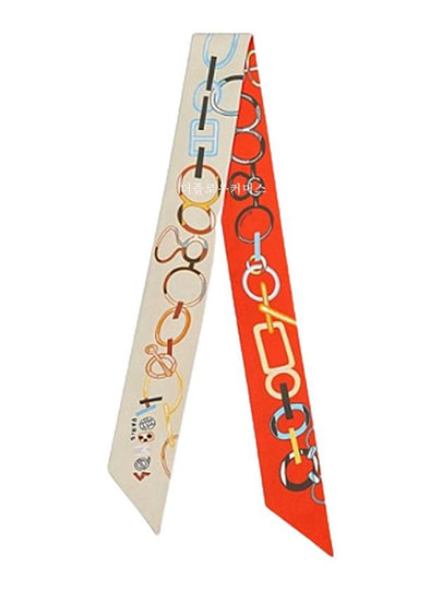 Do Re Boucles Twilly Scarf Creme - HERMES - BALAAN 2