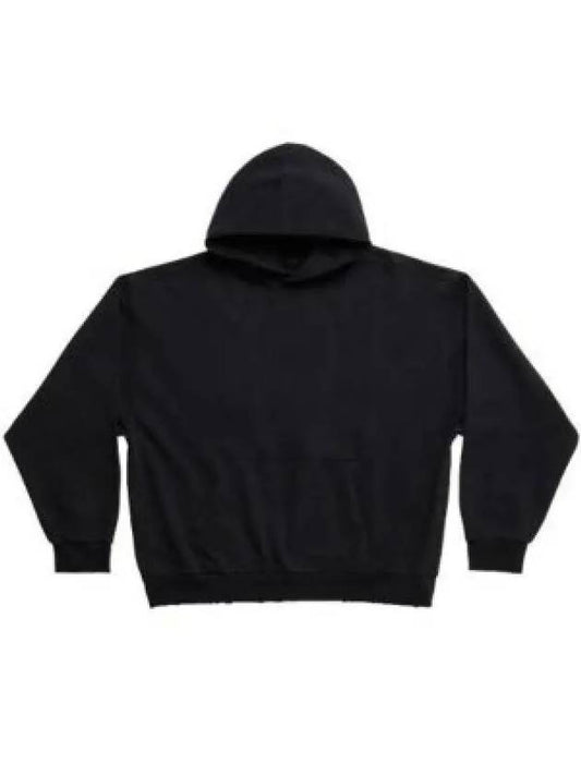 Medium Fit Hoodie Black - BALENCIAGA - BALAAN 2