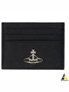 Logo Plaque Card Wallet Black - VIVIENNE WESTWOOD - BALAAN 2