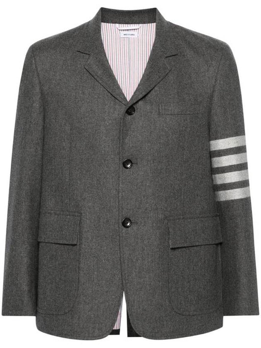 4 Bar Stripe Single Breasted Blazer MJU558AF0666 - THOM BROWNE - BALAAN 1