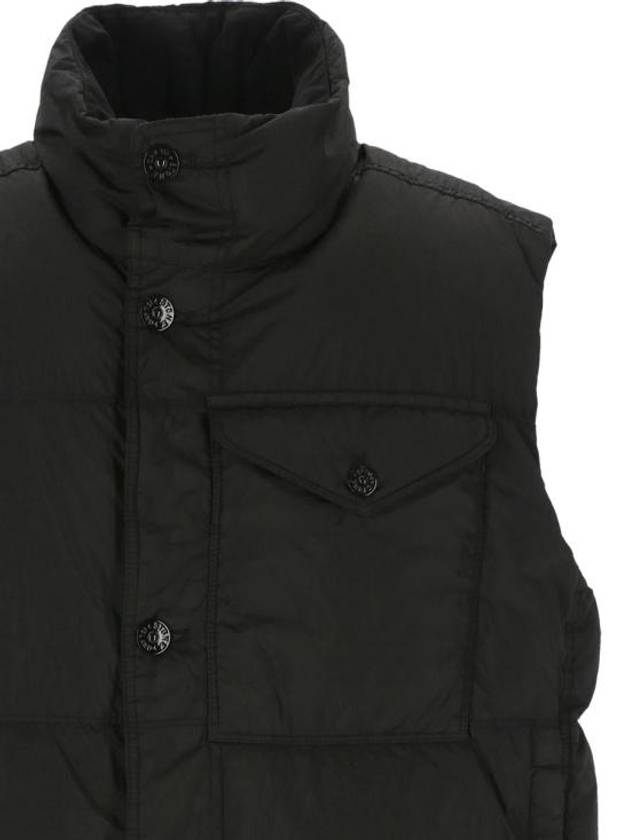 Crinkle Reps R-NY Down Vest Black - STONE ISLAND - BALAAN 3