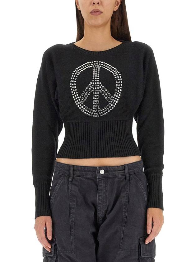 23 fw Peace Symbol Jersey 090982070555 B0040439767 - MOSCHINO - BALAAN 2