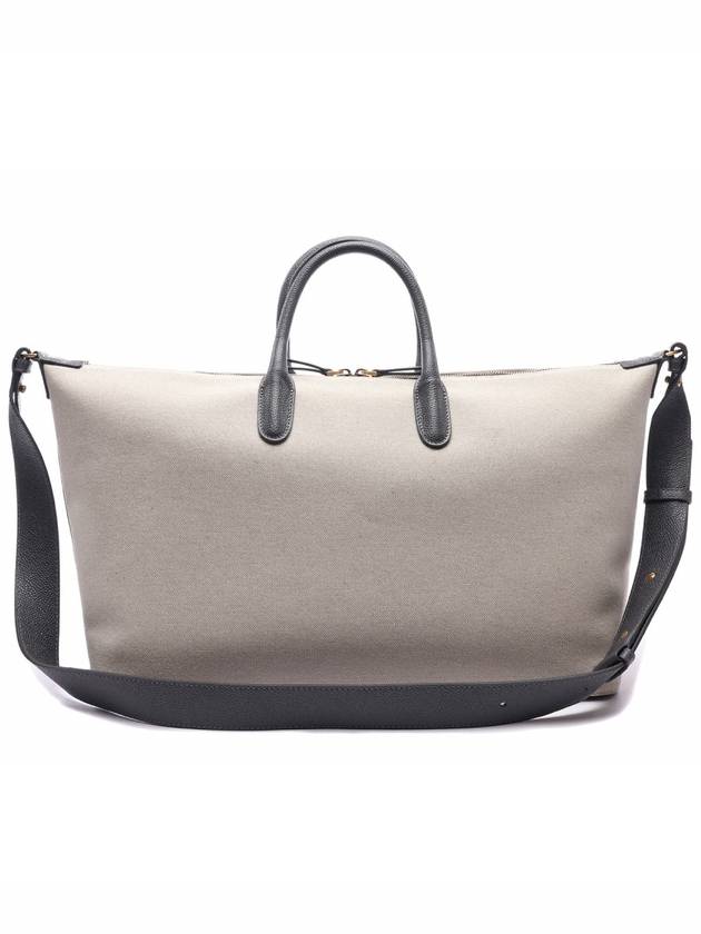 Cotton Tote Bag Beige - THOM BROWNE - BALAAN 5