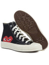 Chuck Taylor High Top Sneakers P1 K112 1 Black - COMME DES GARCONS - BALAAN 6