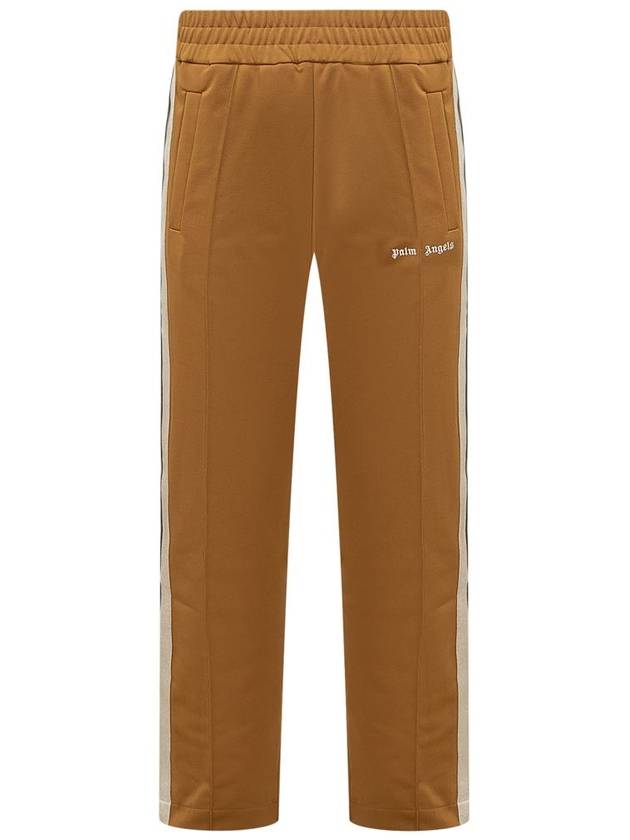 Palm Angels Classic Logo Track Pants Golden Brown - PALM ANGELS - BALAAN 2