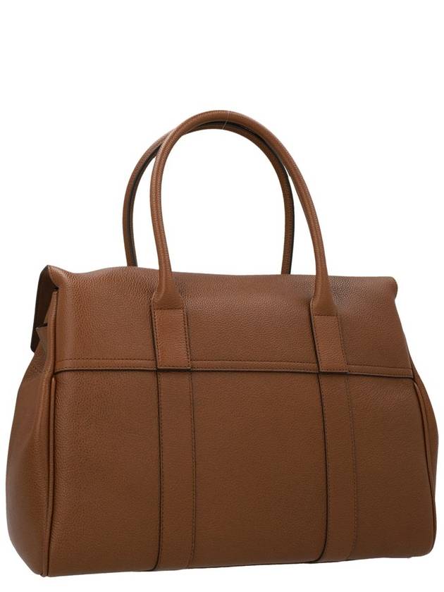 Bayswater Grain Small Classic Leather Tote Bag Brown - MULBERRY - BALAAN 3