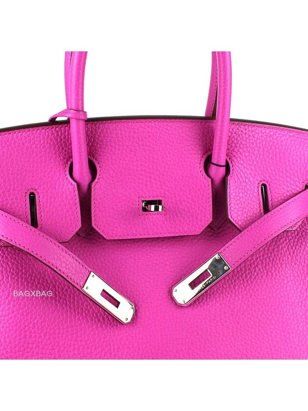 HM Birkin 30 Hot Pink Silver HM42BG010 - HERMES - BALAAN 6