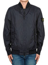 Membrana 3L TC Bomber Jacket Navy - STONE ISLAND - BALAAN 3