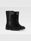 Drops Flat Half Rain Boots Black - LOUIS VUITTON - BALAAN 2