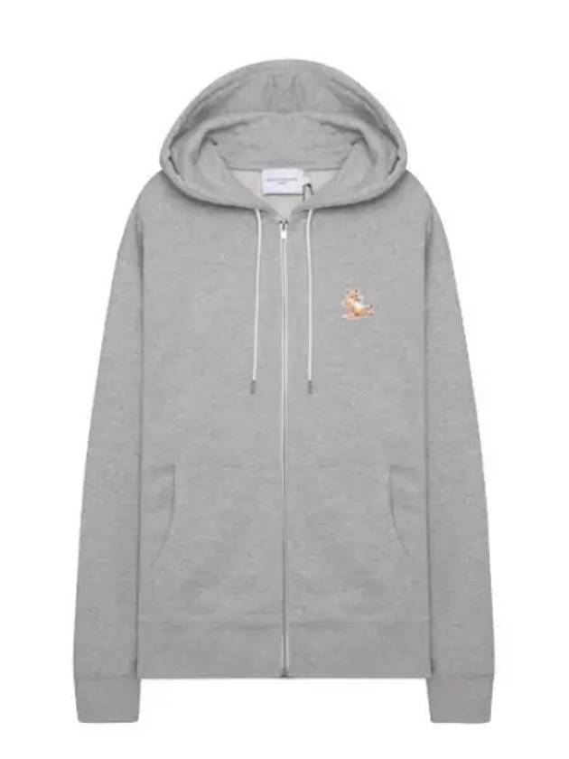 Chillax Fox Patch Hooded Zip Up Women - MAISON KITSUNE - BALAAN 1