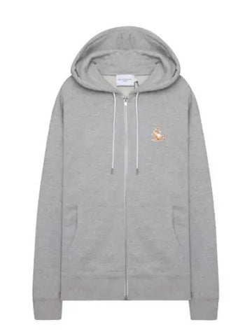 Chillax Fox Patch Hooded Zip Up Women - MAISON KITSUNE - BALAAN 1