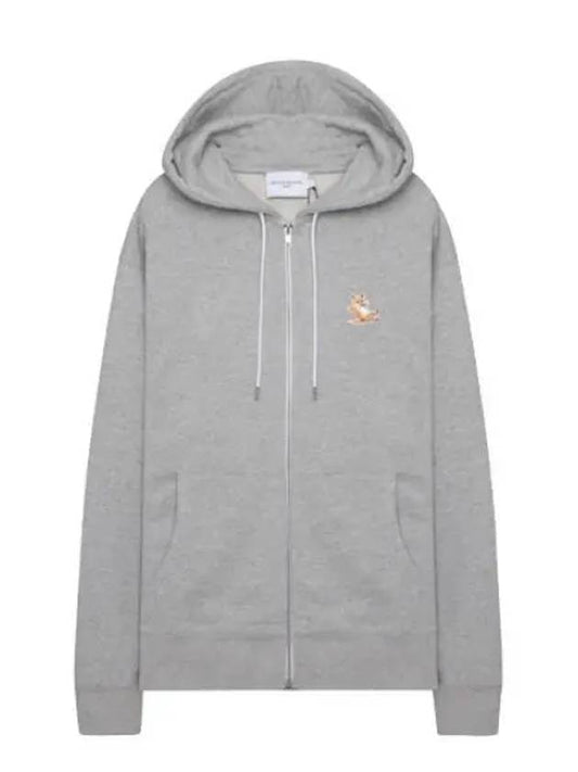 Chillax Fox Patch Hooded Zip Up Women - MAISON KITSUNE - BALAAN 1