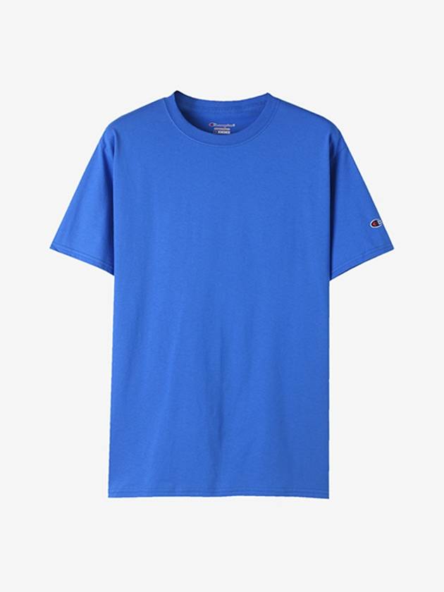 logo wappen short sleeve t-shirt royal blue - CHAMPION - BALAAN 2