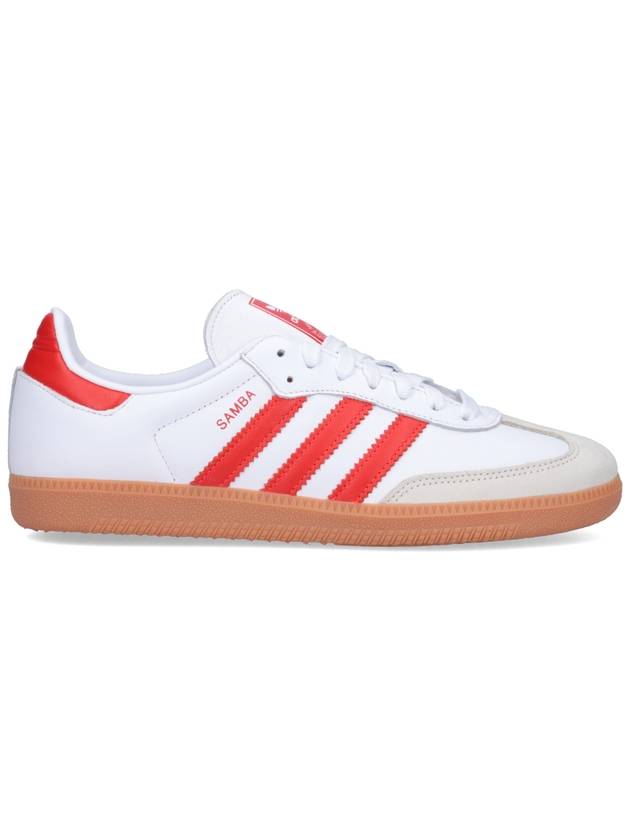 Samba OG Leather Low Top Sneakers Red Cloud White - ADIDAS - BALAAN 2