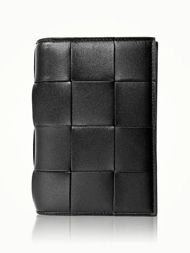 Cassette Half Wallet Black - BOTTEGA VENETA - BALAAN 2