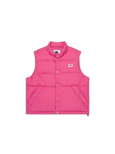 KODAK Apparel rainbow lightweight down vest PINK - KODO - BALAAN 1