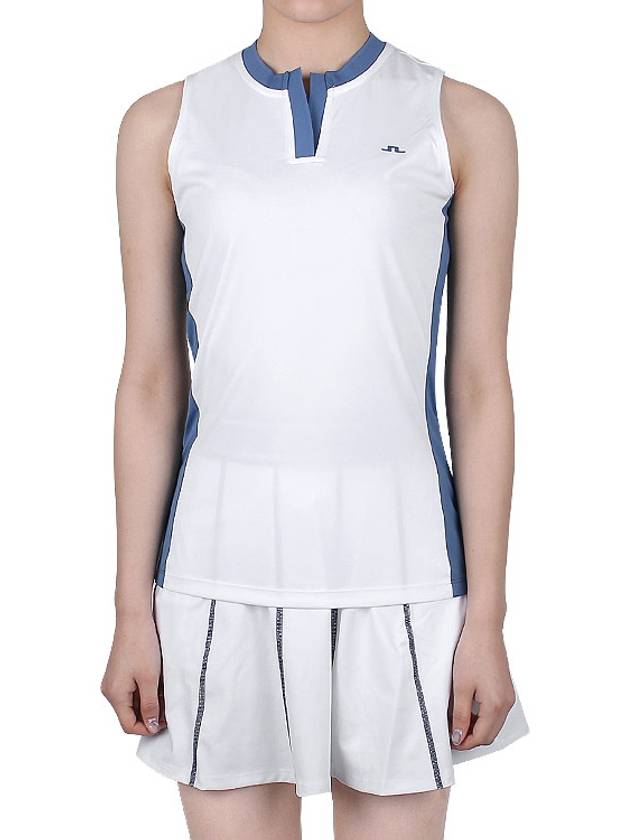 Women's Meya Sleeveless Blue Horizon - J.LINDEBERG - BALAAN 4