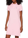 Women's Pony Logo Midi Dress Pink - POLO RALPH LAUREN - BALAAN 3