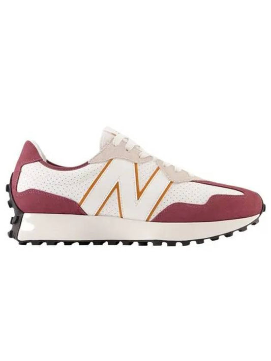 327 Low Top Sneakers Plum White - NEW BALANCE - BALAAN 2