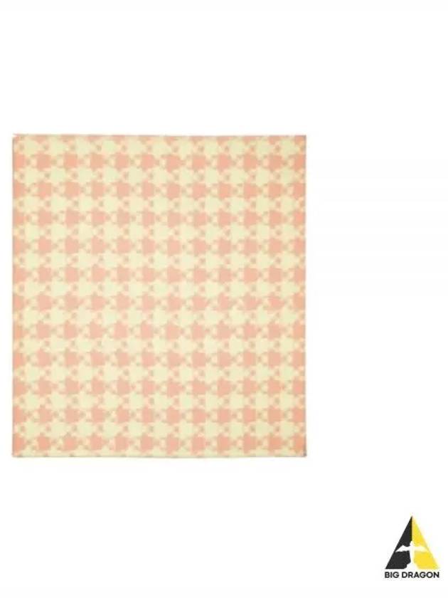 Houndstooth Pattern Silk Scarf Pink - BURBERRY - BALAAN 2