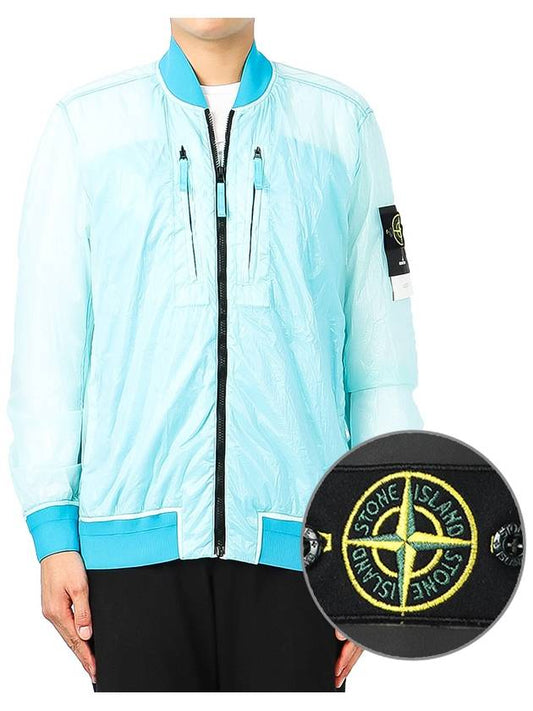 Lucido Jacket Blue Sky Blue - STONE ISLAND - BALAAN.