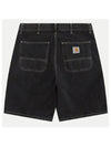 Semi wide denim shorts black - CARHARTT WIP - BALAAN 3