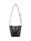 Coeur Triomphe Calfskin Small Bucket Bag Black - CELINE - BALAAN 4